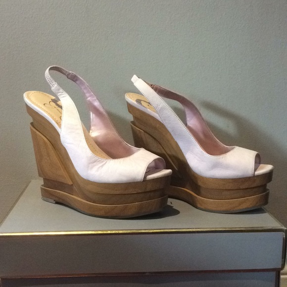 Jessica Simpson Wooden Heels - Picture 1 of 4